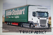 Truck Photo,Lkw Foto,SCANIA R440,Eddie Stobart Transport,Gardinenplanensattelzug comprar usado  Enviando para Brazil