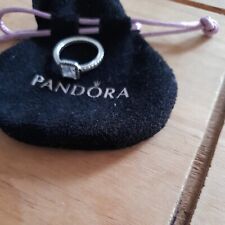 Used, PANDORA Timeless Elegance Silver Ring  (190947CZ) for sale  LONDON