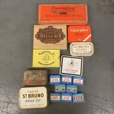 JOB LOT OF CIGAR, CIGARETTE, J & H WILSON SNUFF TINS, STATE EXPRESS, TOM THUMB for sale  Shipping to South Africa