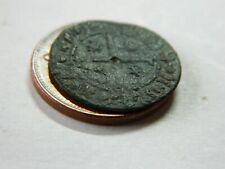 Usado, Dinheiro negro raro medieval bronze? moeda jetton/token King? detector comprar usado  Enviando para Brazil