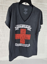 Camiseta Gráfica Bon Jovi BAD MEDICINE Unisex 2XL Lincensada por BandMerch LCC segunda mano  Embacar hacia Argentina