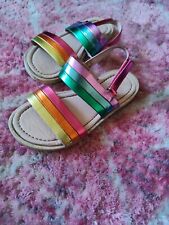 Girls rainbow sandals for sale  BRADFORD