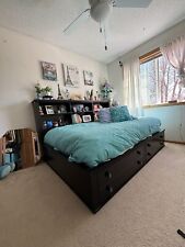 queen bed black for sale  Forest Lake