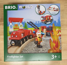 Käytetty, BRIO World Rescue Fire Fighter Set- 33815 (Wooden Railway) Age 3 Years+ myynnissä  Leverans till Finland