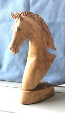Carved wooden horses for sale  CRANLEIGH