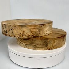 Two spalted wormy for sale  Shipping to Ireland