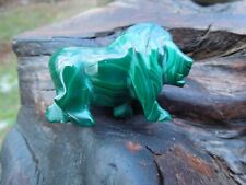 Carved malachite lion for sale  Middle River