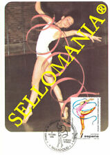 1985 TARJETA MAXIMA CARD GIMNASIA RITMICA CINTAS RHYTHMIC GYMNASTICS     TC22713 segunda mano  Embacar hacia Argentina
