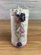 White pillar candle for sale  OKEHAMPTON