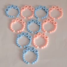 10 Plastic BABY Bracelet Embellishments for Cards, Craft, Etc for sale  Shipping to South Africa