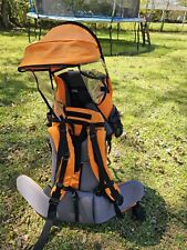 Used, Baby Backpack Carrier Toddler Foldable Aluminum Bracket for Hiking w/ Pockets for sale  Shipping to South Africa