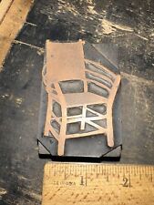 Bloco de impressão “cadeira antiga” rosto de cobre, bons detalhes. comprar usado  Enviando para Brazil