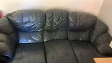 Navy blue leather for sale  DUNSTABLE