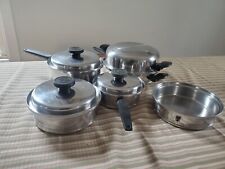 9 Piece Set Lifetime Cookware T304 CC Stainless USA Pots Pans Skillet for sale  Shipping to South Africa