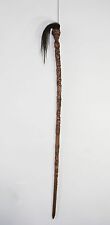 Antiguo bastón mágico de madera Toba Batak Sumatra Indonesia, 147 cm, Tunggal Panaluan segunda mano  Embacar hacia Argentina