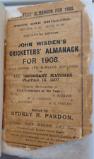 1908 original wisden for sale  BEDFORD