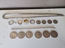 Lote de monedas y joyas. Joyería y monedas vintage de los años 60 y 70 segunda mano  Embacar hacia Argentina