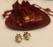Jersey pearl earrings for sale  PONTEFRACT