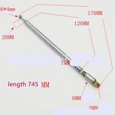 Antena telescópica aérea de repuesto universal de radio pura FM DAB 745 mm segunda mano  Embacar hacia Argentina