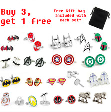 Super hero cufflinks for sale  PULBOROUGH