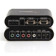 Used, VGA RGB Ypbpr Component to VGA Monitor Video Audio Converter LKV7600 for PS3 Wii for sale  Shipping to South Africa