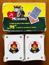 Carte gioco modiano usato  Italia