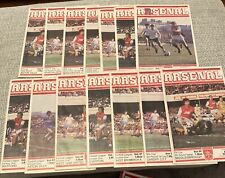 Arsenal home programmes for sale  ILFORD