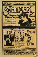 Santana latin festival for sale  San Diego