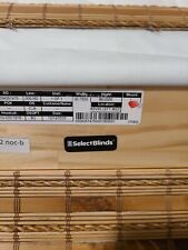 Used, Select Blinds Bamboo/Woven Wood Shades 2 for sale  Shipping to South Africa