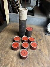Vintage New Solid Safety Fuel Canister Cook Camp Stove Burners Heaters Cans USA, used for sale  Shipping to South Africa