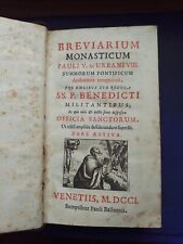 breviarium monasticum usato  Campello Sul Clitunno