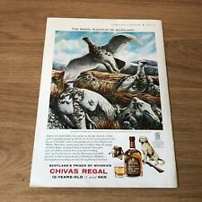 (STGUN18) Advert11x8" Scotland's Prince Of Whiskies, Chivas Regal, 12-Years Old , usado segunda mano  Embacar hacia Argentina