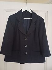 Navy spotted jacket for sale  TONBRIDGE