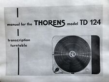Thorens td124 turntable for sale  West Bloomfield