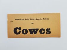 Luggage label cowes for sale  BURNHAM-ON-CROUCH
