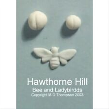 Hawthorne Hill miniature Ladybird & Bee mould. Sugarcraft, Cake Decorating, used for sale  WYLAM