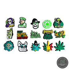 Weed jibbitz charms for sale  Shipping to Ireland