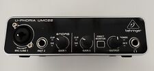 Behringer umc22 phoria for sale  ABERDEEN