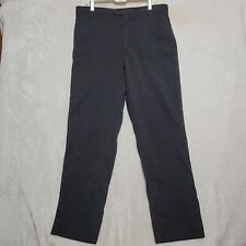 Pantalones de vestir Zanella TODD 42 gris lana cintura frontal plana talla 36 pulgadas segunda mano  Embacar hacia Argentina