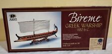 AMATI BIREME GREEK WARSHIP 480 B.C WOODEN MODEL KIT BRAND NEW OPEN BOX! for sale  Shipping to United Kingdom