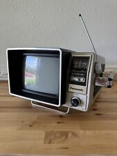 Usado, TV portátil Panasonic TR-7000T blanco y negro de colección 1984 funciona probado segunda mano  Embacar hacia Argentina