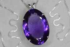 Nice African Amethyst Gemstone 925 Sterling Silver Handmade Pendant N-5 for sale  Shipping to South Africa