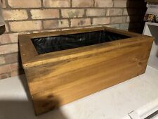 Trough rectangle wooden for sale  PETERBOROUGH