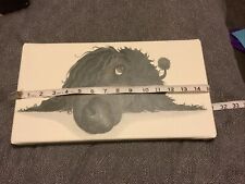 Black poodle painting for sale  DUNDEE