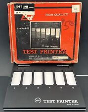 Vintage ISE Darkroom Test Strip Printer Maker 6 Strips 5x7" Sheet 35mm I.S.E. for sale  Shipping to South Africa