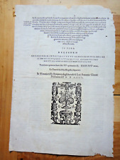 1554 marca tipografica usato  Imola