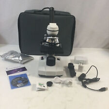 Microscopio monocular compuesto USB Poothoh blanco negro con cámara para oculares segunda mano  Embacar hacia Argentina