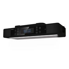 Używany, Podszafkowe radio kuchenne Regent Cucina black Stereo FM Bluetooth LED timer na sprzedaż  PL