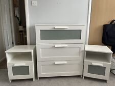 white ikea brimnes drawers for sale  WARRINGTON