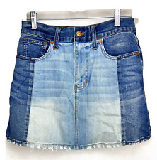 Saia jeans azul Madewell (2 tons) feminina tamanho 26 (28x15 medida) comprar usado  Enviando para Brazil